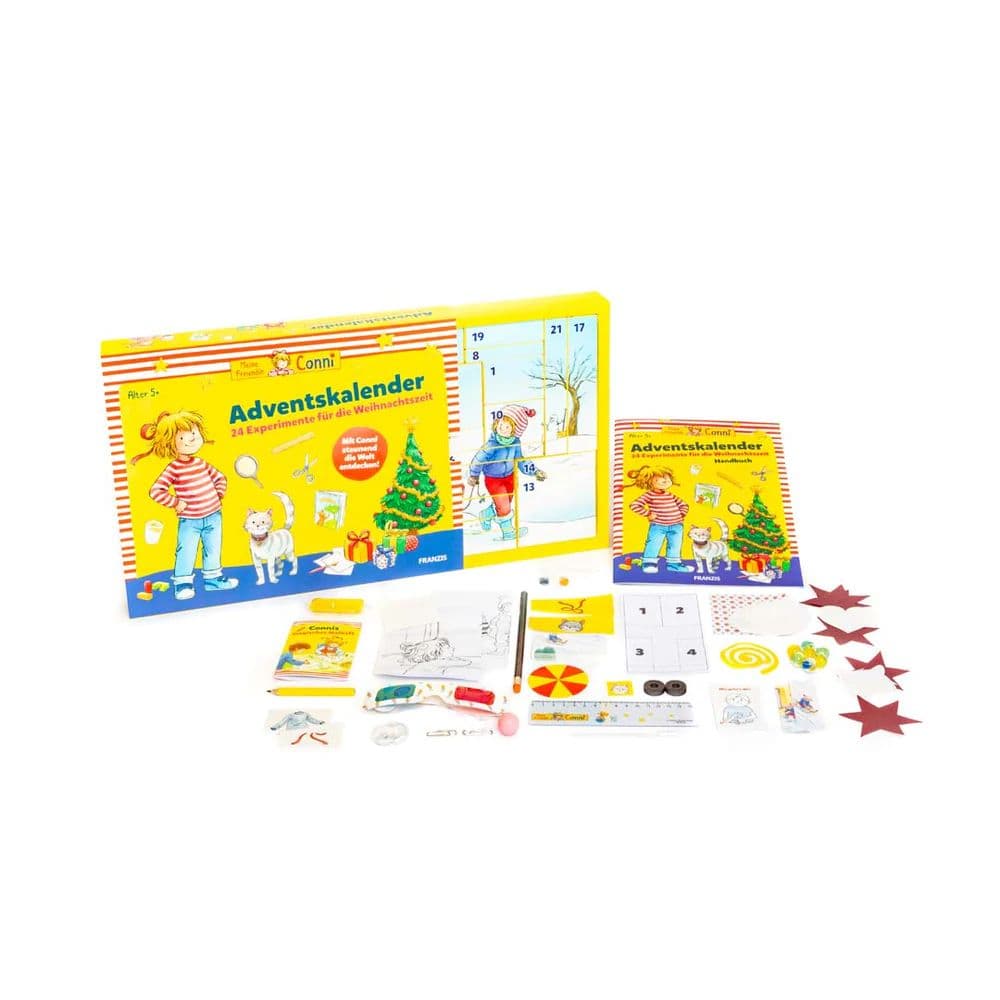Ein Adventskalender-Set für Kinder mit festlichen Motiven und zahlreichen Bastelmaterialien. | Bildquelle: WDR mediagroup Ein Adventskalender-Set für Kinder mit festlichen Motiven und zahlreichen Bastelmaterialien.