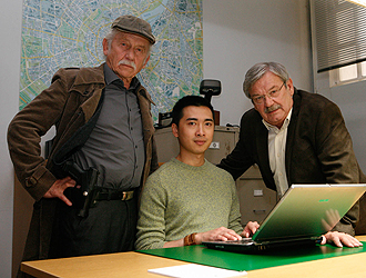 "Die Rentnercops": Kommissaranwärter Hui Ko (Mitte) hat es nicht leicht mit seinen beiden reaktivierten Kollegen.